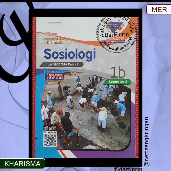 LKS Sosiologi (IPS) Kelas 10 11 Semester 2 SMA/MA KURMER Kurikulum Merdeka-Kharisma-HOTS-Huril Stok 