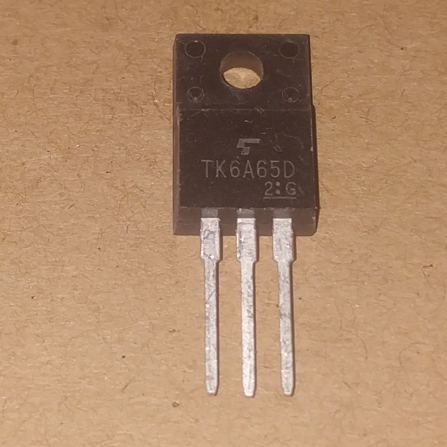 TR K6A65D TK6A65D Transistor Mosfet Fet