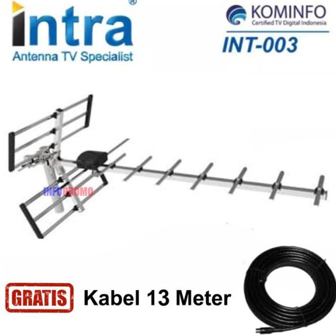 New Antena Digital Outdoor Intra 003 Tv Lcd Led Free Kabel Antena Dan Jek Terbaik