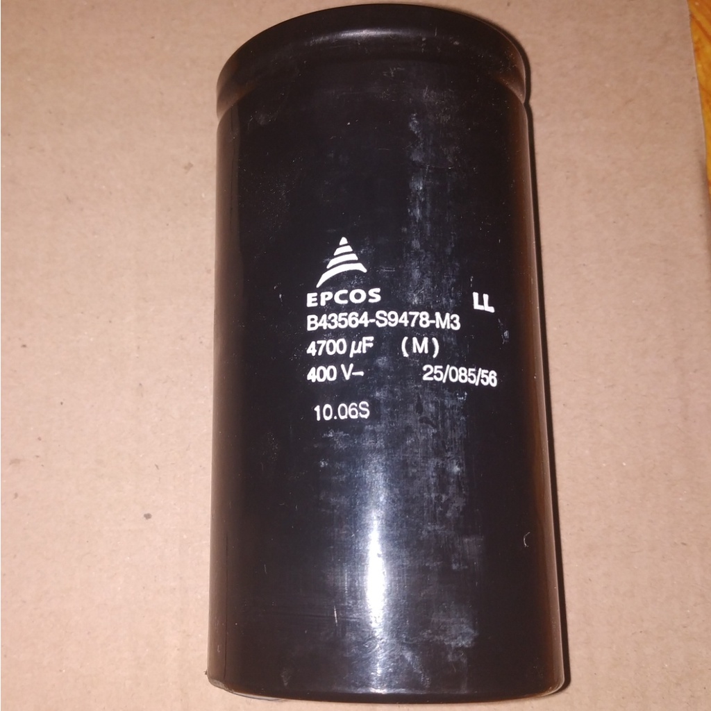 C Elko Elco 4700uF 400V 4700 uF 400 V 4700MFD 400VDC 400WV EPCOS