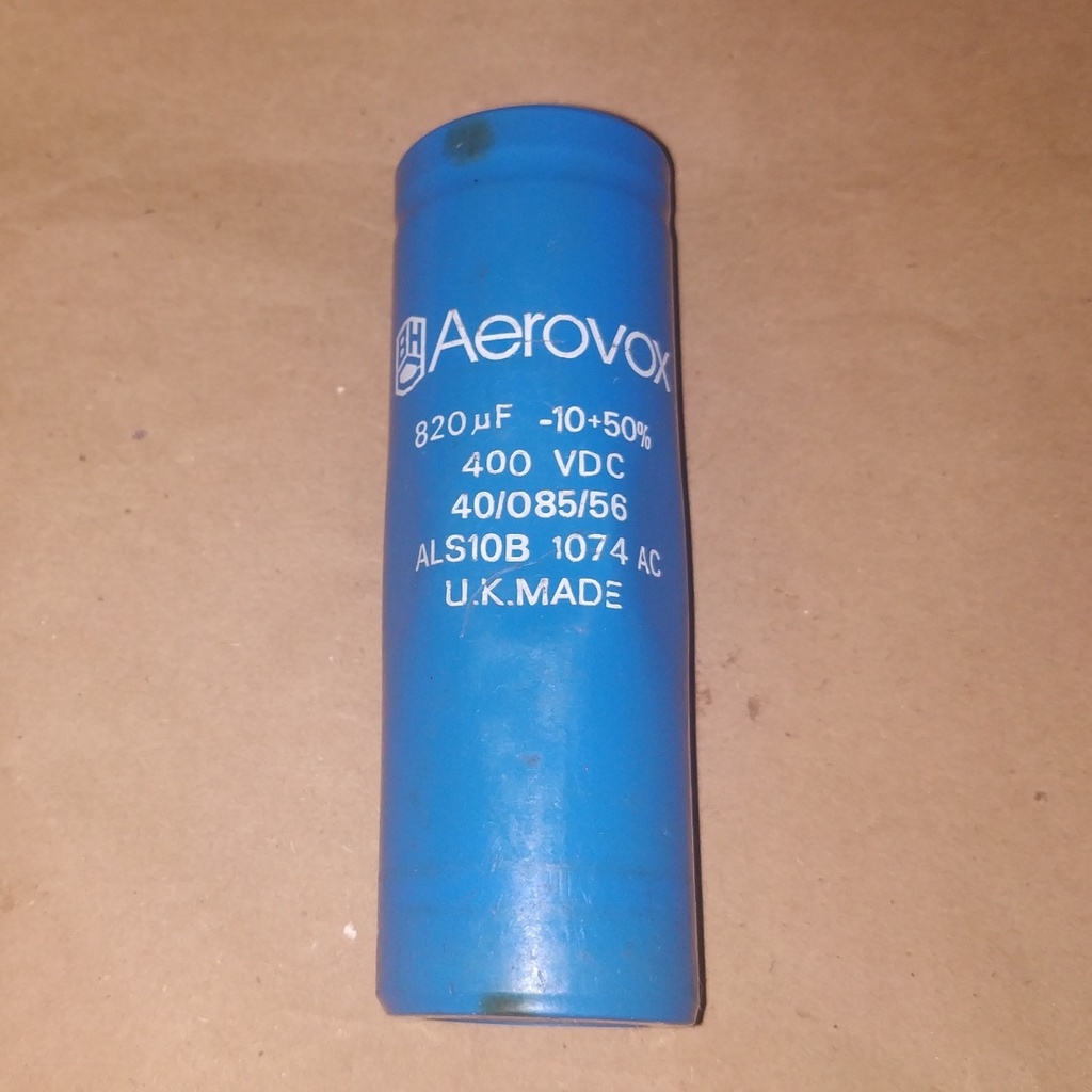 C Elco Elko 820uF 400V 820 uF 400 V 820MFD 400VDC 400WV