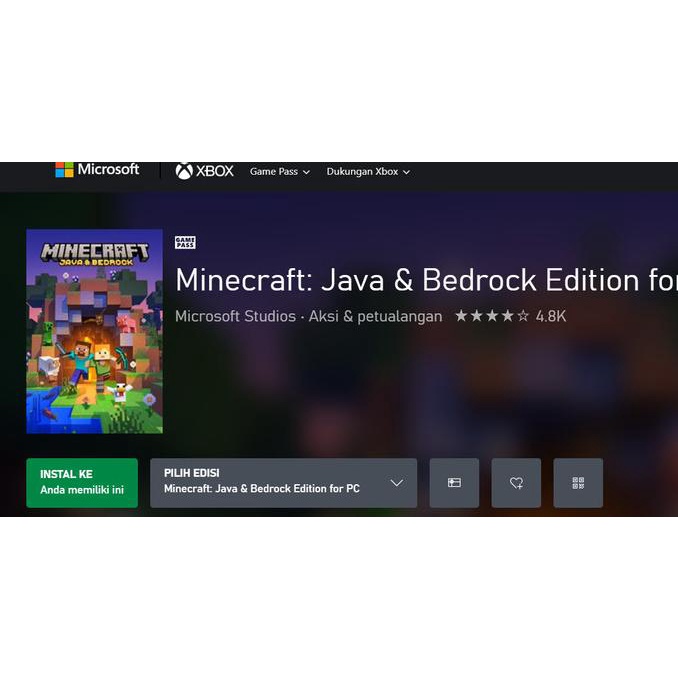 Minecraft Java & Bedrock Edition Original Pc