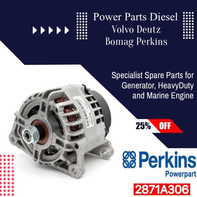 2871A306 Alternator Perkins Genuine