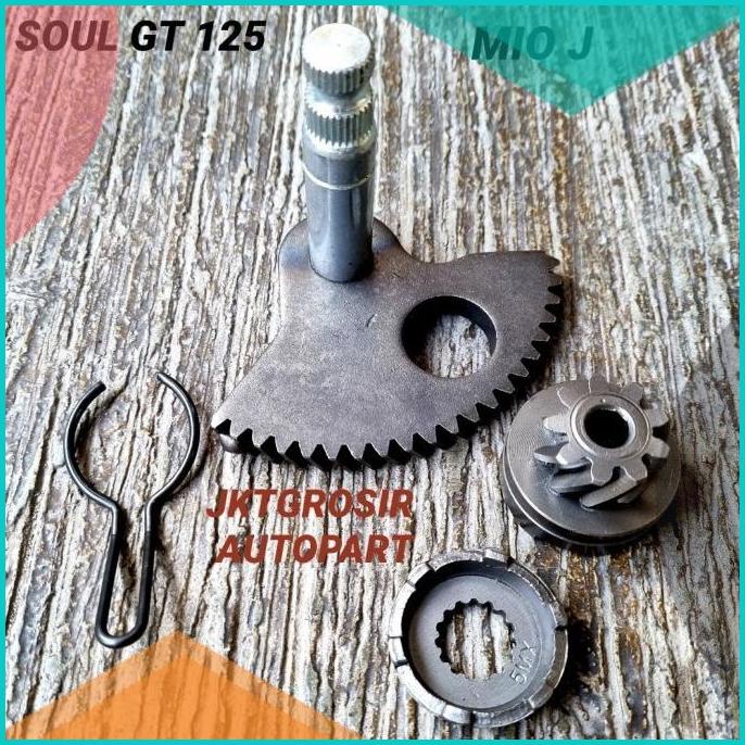 GEAR AS SELAH GIR AS SLAH + GIGI PINION KICK STATER MIO FINO F1-X RIDE