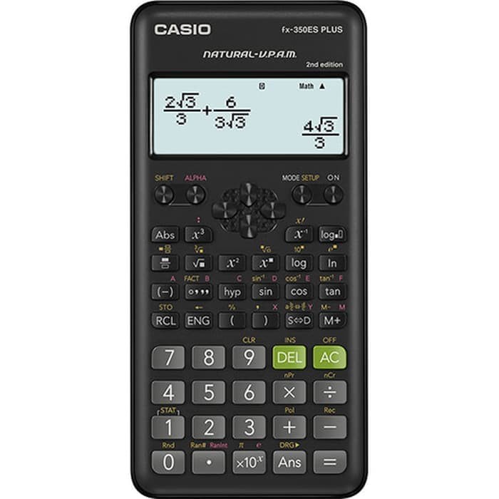 

KALKULAR CASIO FX 350 ES PLUS / SCIENTIFIC CALCULATOR ORIGINAL TERBARU