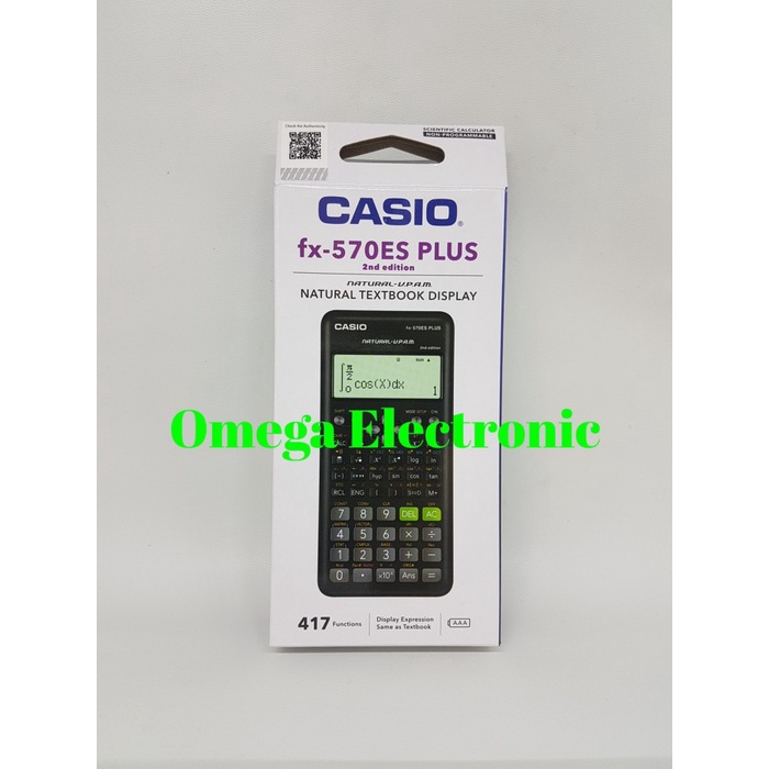 

CASIO FX 570 ES PLUS - SCIENTIFIC KALKULATOR FX-570ES PLUS CALCULATOR ORIGINAL TERBARU