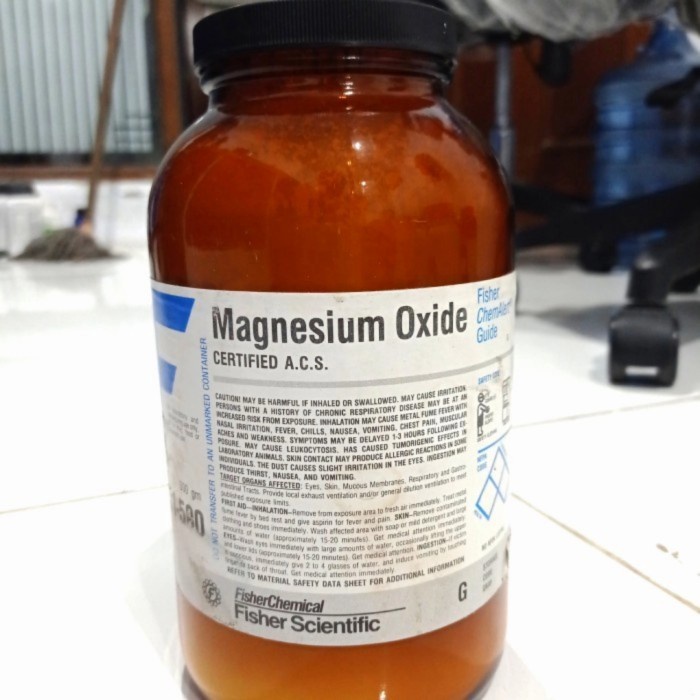 

✨Ready Magnesium Oxide Fisher Scientific 500G Diskon