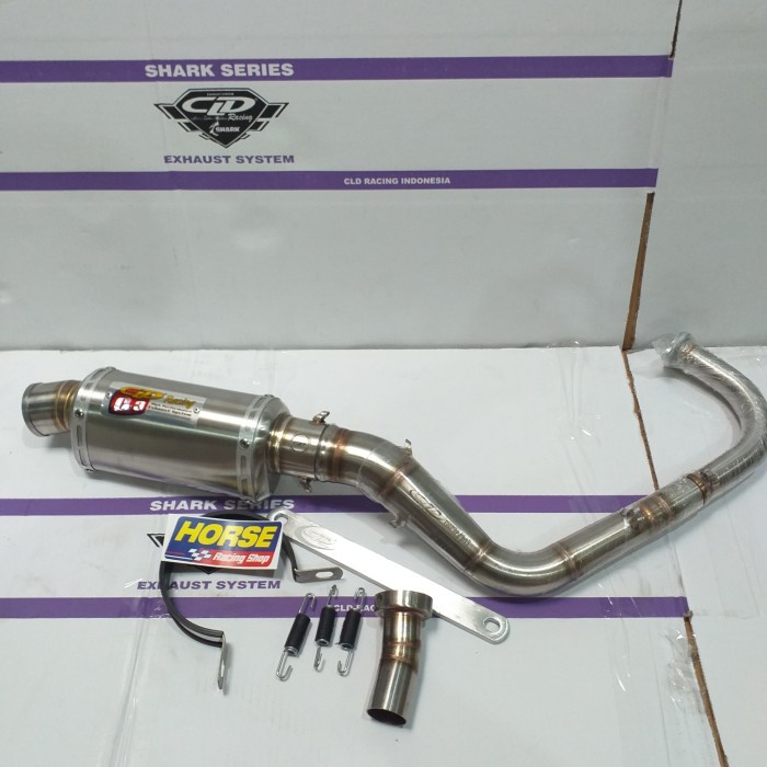 [Original] Knalpot Racing Beat Scoopy Cld Racing Type C3 Oval Terbaru