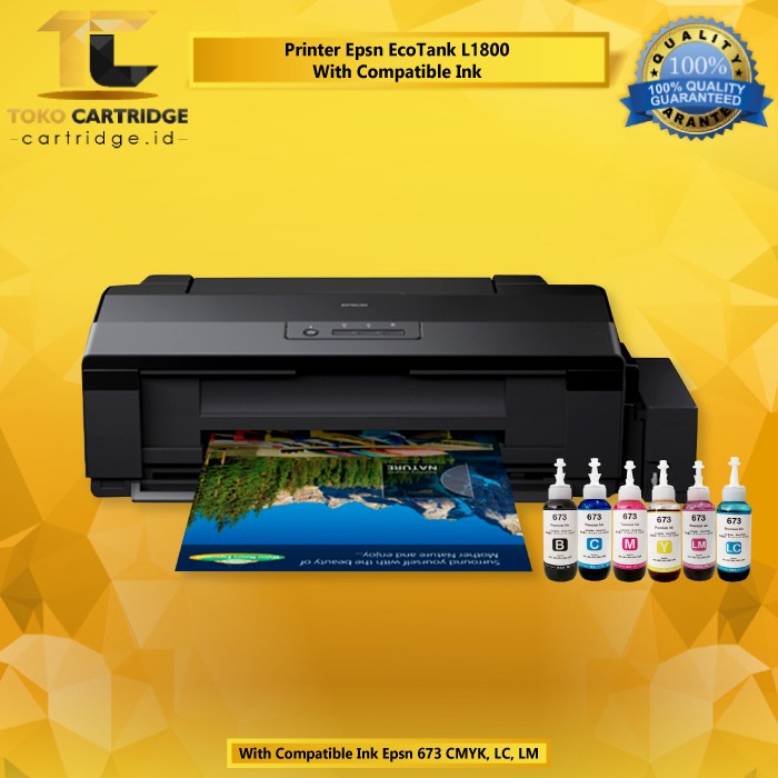 Printer Epsn L1800 Print A3+ GARANSI RESMI A3 INFUS Ori Original