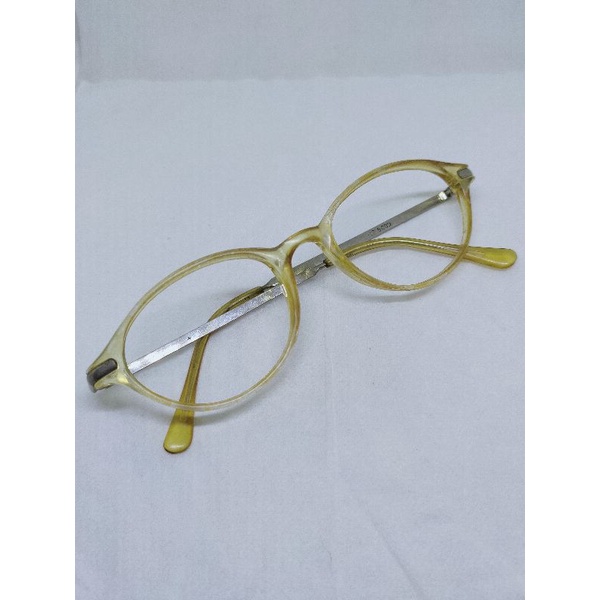 Frame kacamata vintage bulat oval klasik round kacamata lawas retro style pria wanita