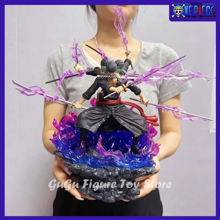 Action Figure One Piece Roronoa Zoro Ashura Bakkei