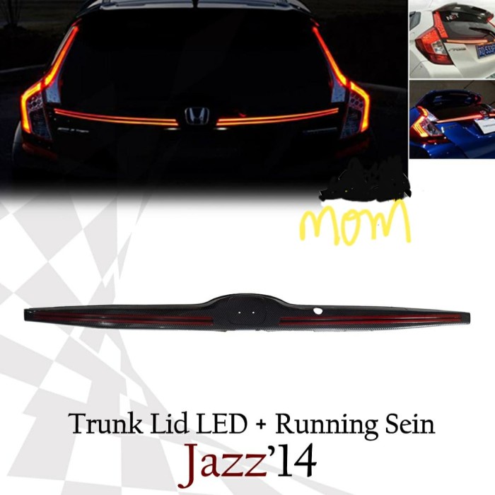 Trunk Lid Belakang Led + Running Sein All New Jazz Gk5 Best