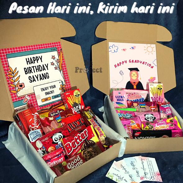 

PREMIUM (GRATIS CETAK FOTO POLAROID) Hampers snack ulang tahun - kado pacar - hadiah ulang tahun - hampers gift - hadiah wisuda - kado wisuda - snack box - gift box - Free Polaroid - hampers snack ulang tahun Kualitas no 1