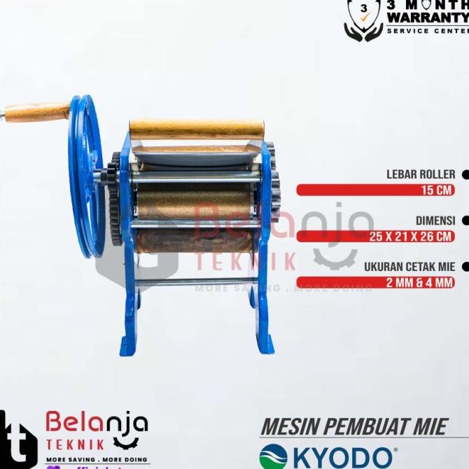 Promo Pekan  Mesin Giling Cetak Mie Manual Penggilingan Noodle Maker Kmn-150