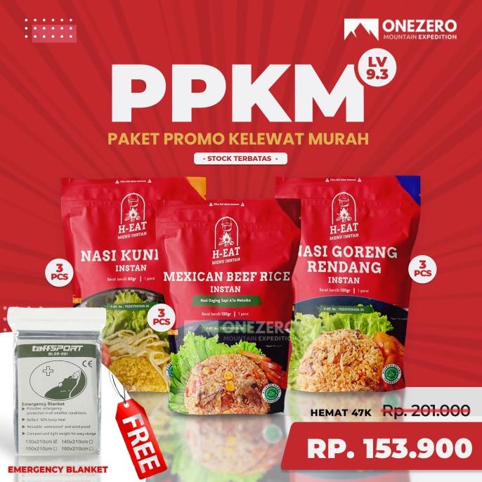 

12.12 Big Sale Makanan Cepat Saji Instan H-Eat / Makanan Camping Instan Ransum H-Eat Cod