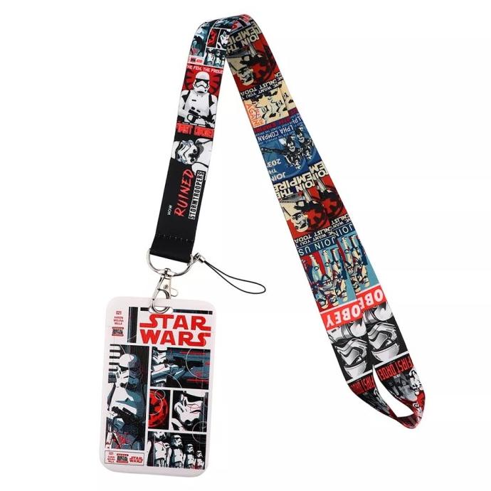 

Vintage Star Wars ID Card Holder Neck Strap Lanyard