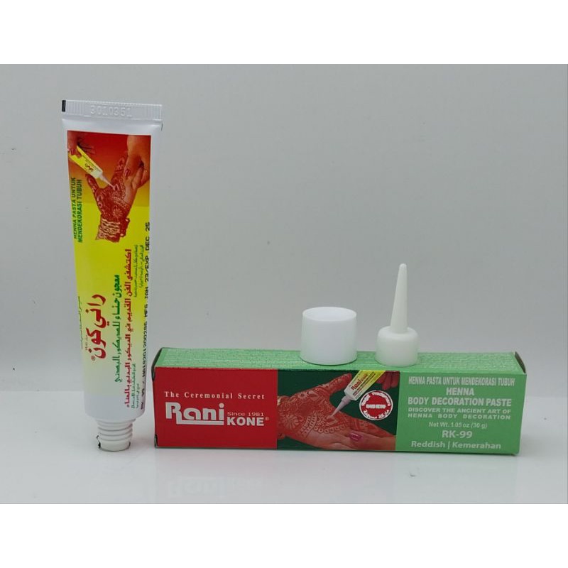 RANI KONE BESAR SATUAN RK 99 HENNA 30 Gr Ecer
