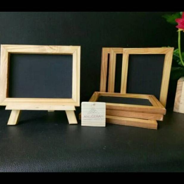 

Miliki - Easel Mini chalkboard 15x20cm papan tulis kapur mini ~