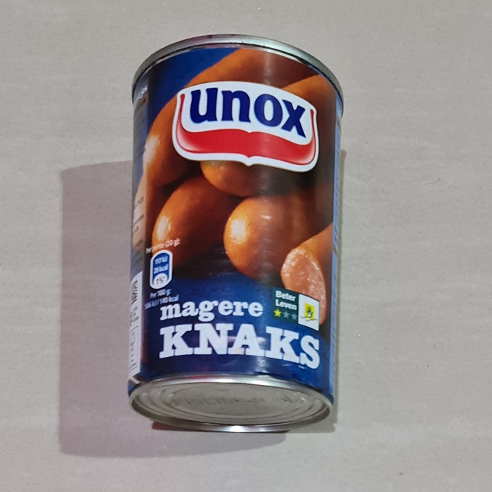 

Sosis Unox Low Fat Sausage Magere Knaks Kaleng 400 Gram