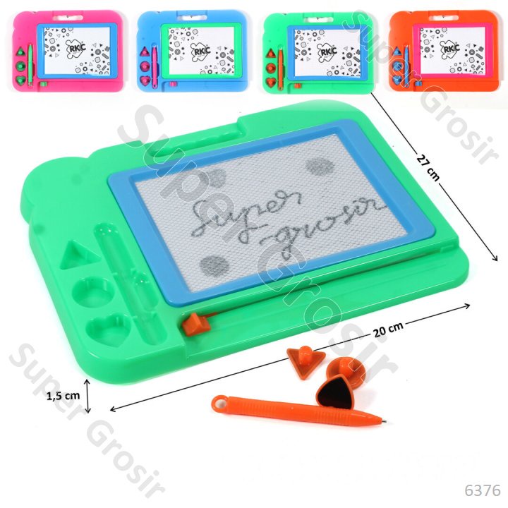 Mainan Anak Mainan Edukasi Papan Tulis Magnet Kotak Drawing Board