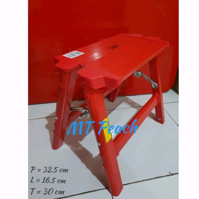 TANGGA ALUMINIUM LIPAT MULTIFUNGSI / ACE TANGGA ALUMINIUM 1 STEP STOOL