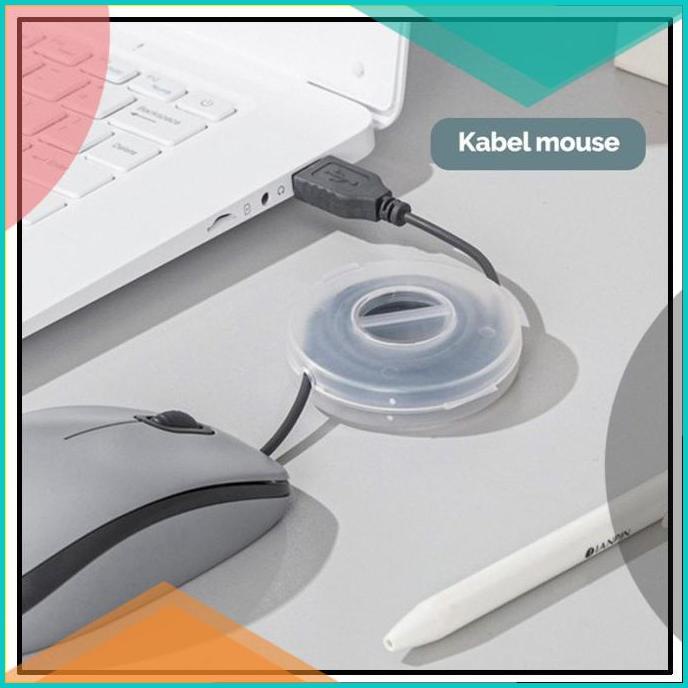 

[0582] Tempat Kabel Putar Bulat Organizer Perapih Cable Data Earphone