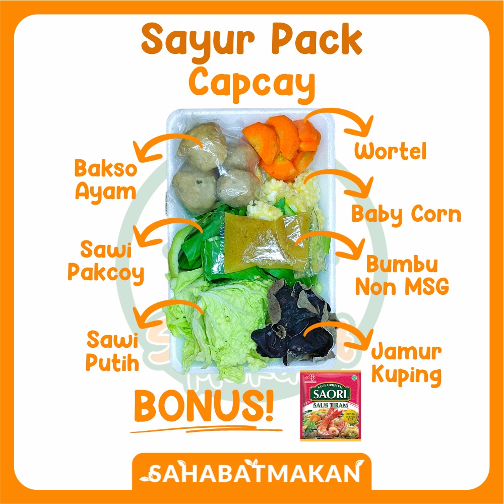 

Capcay - Sayur Pack / Sayur Prep / Sayur Instant Â€” Sahabat Makan Sayur Jogja