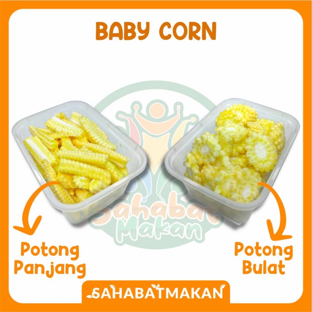 

Baby Corn Potong - Sayur Mini Pack / Sayur Prep / Sayur Instant Â€” Sahabat Makan Sayur Jogja