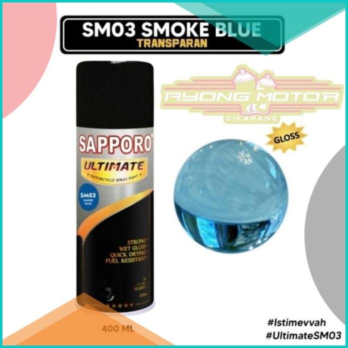 Sapporo Ultimate SM03 Smoke Blue (Transparan u/ Mika Lampu) 16novz3 sp