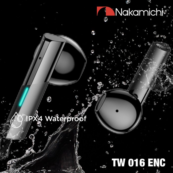 Nakamichi Tw016Enc True Wireless Earbuds Bluetooth Earphone Tws Hd Ready