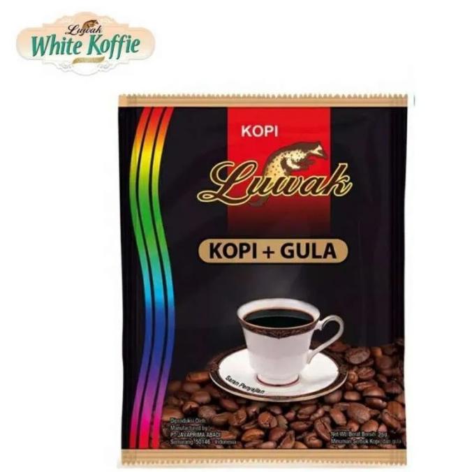 

Kopi Luwak Plus Gula Black Coffe 25g [1 Renteng / 10 Bungkus]