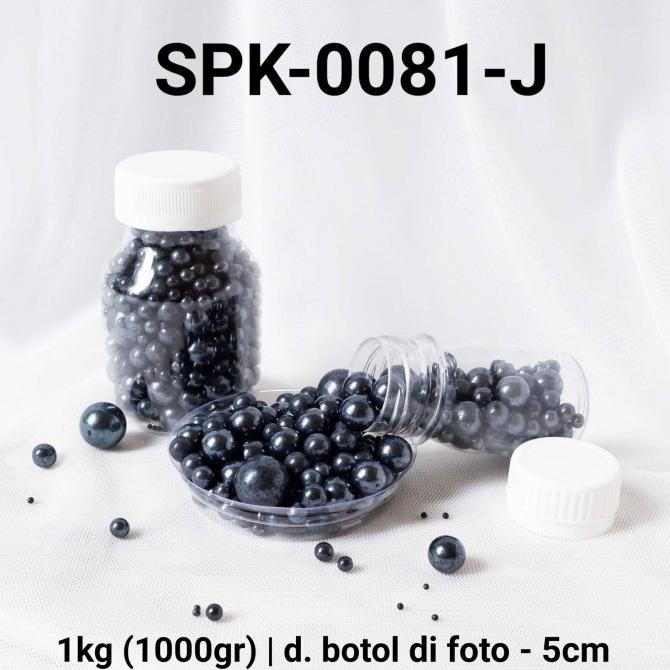 

Baru SPK-0081-J Sprinkles sprinkle sprinkel 1kg 1kilo mutiara mix hitam