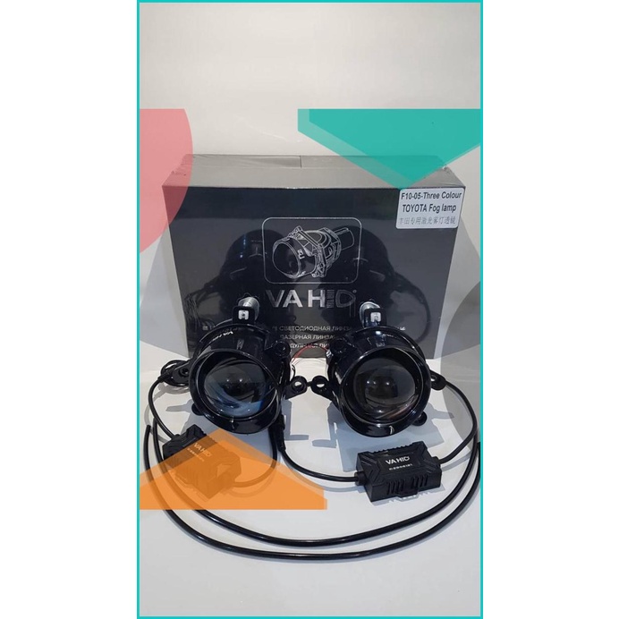 Fog Lamp Foglamp BiLED Bi-led VAHID F10 Lampu Kabut Bemper 3 Warna 16n