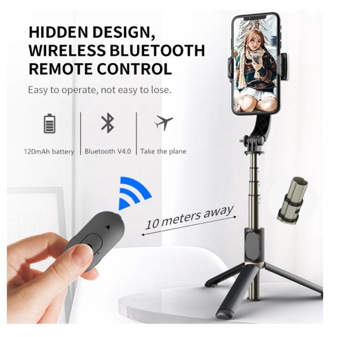 Gimbal Hanphone Gimbal Stabillizer Selfie Stabilizer Anti Goyang Q08