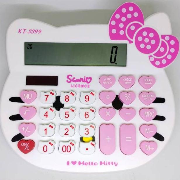

PROMO KALKULATOR HELLOKITY KT-3399 TERMURAH KALKULATOR KARAKTER CALCULATOR HELLO KITTY COD