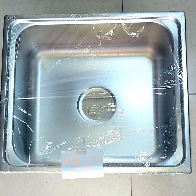 sink 1 lubang stainless steel 304 / bak cuci piring 1 lubang oki