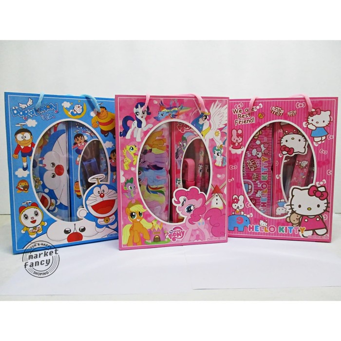 

SALE Tempat Pensil - Alat Tulis SET Hello Kitty Pony Doraemon Termurah