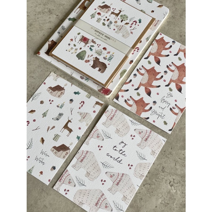 

SALE Honey Bear Christmas Stationery Set Termurah