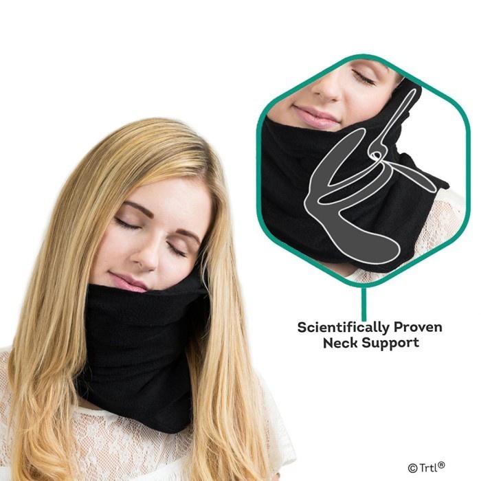 BANTAL TIDUR PEYANGGA LEHER KEPALA TRAVEL PILLOW NECK NF302 TAFFSPORT
