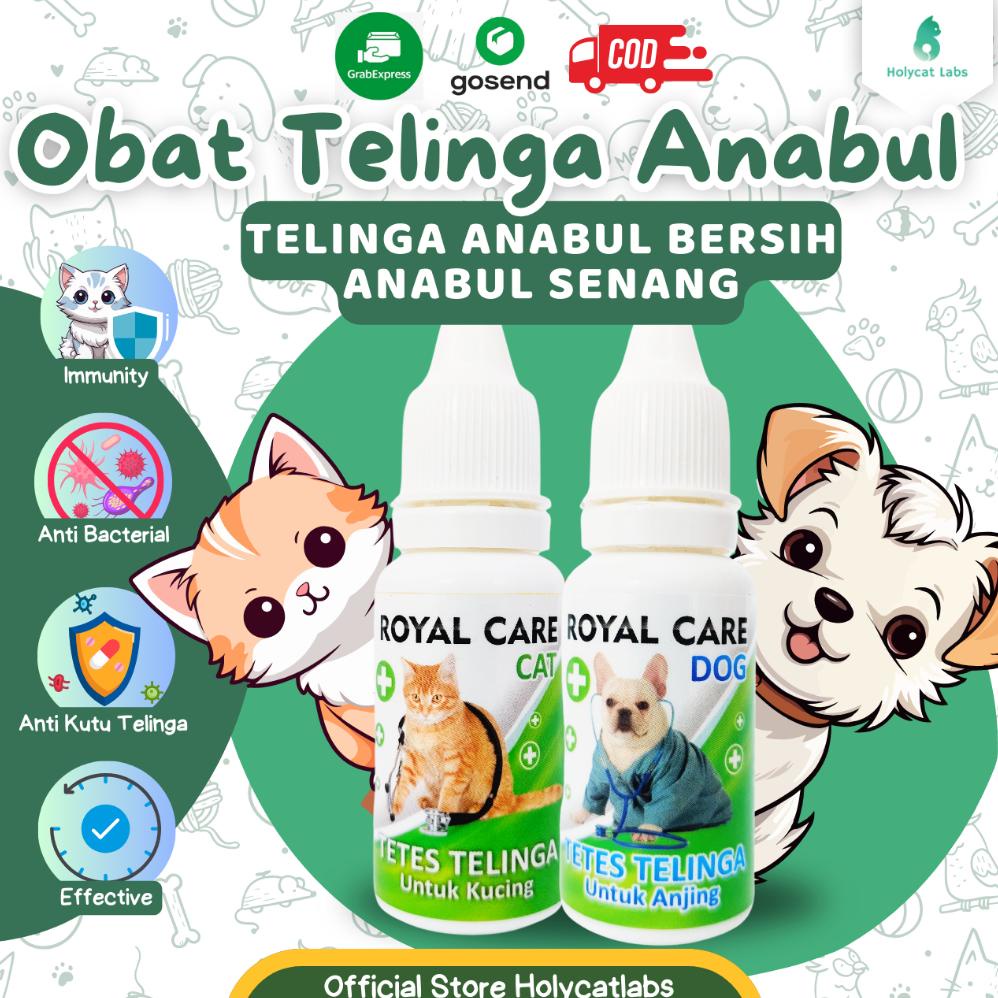 Obat Tetes Telinga untuk Kucing Royal Care Telinga