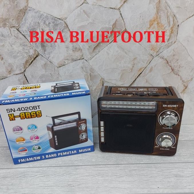 Radio Bluetooth Am Fm Sw Mitsuyama MS-4020BT Classic Radio MS 4020BT