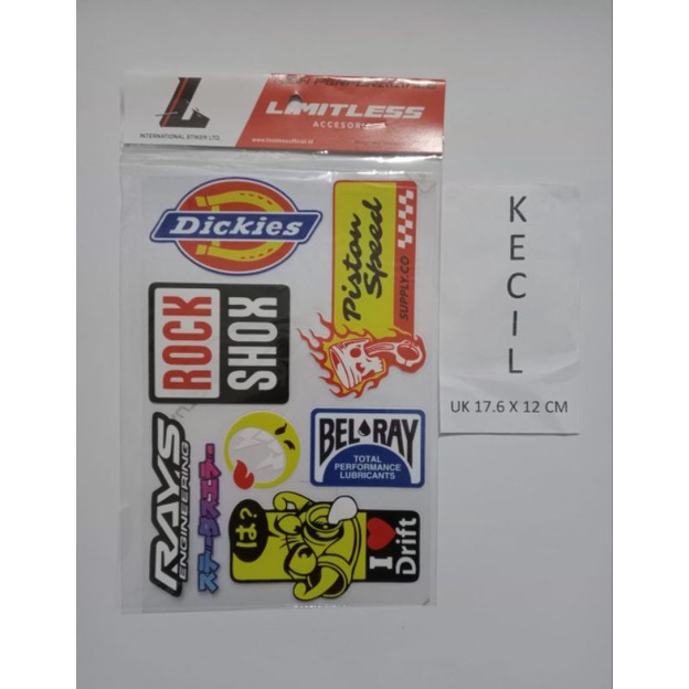

stiker super clear rock