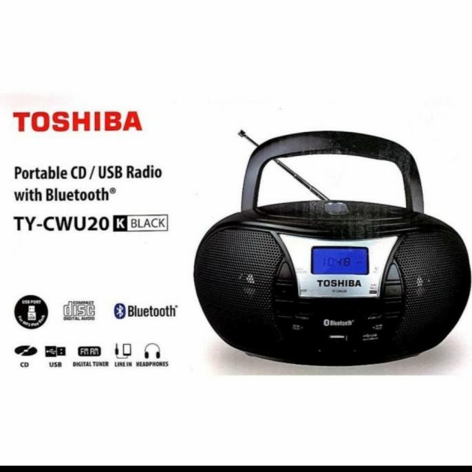 Toshiba Bluetooth Mini Compo TY-CWU 20 / CWU 20 - Radio CD USB