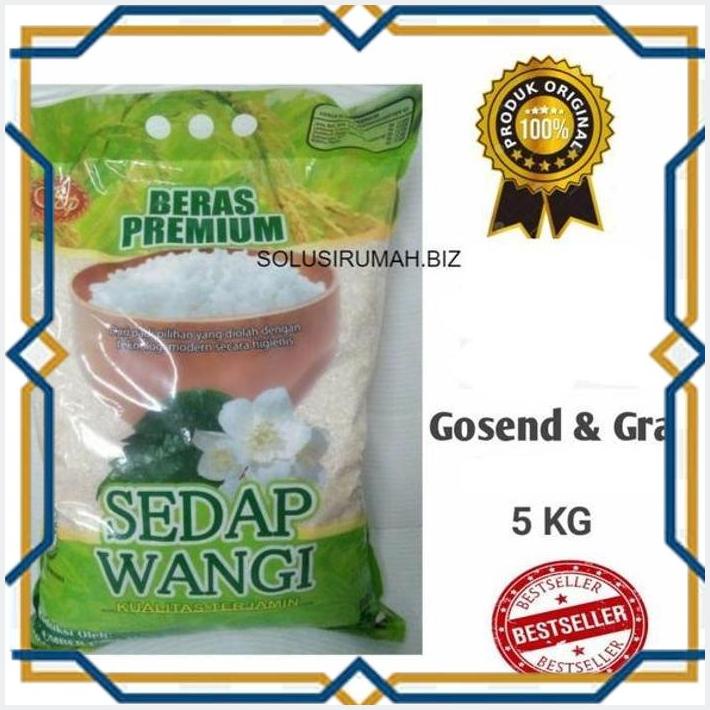 [VBP] BERAS PREMIUM SEDAP WANGI 5KG KEMASAN 5 KG KEDIRI PADI PILIHAN MODERN