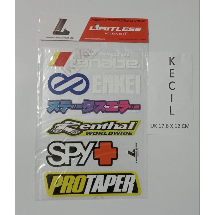 

stiker super clear spy