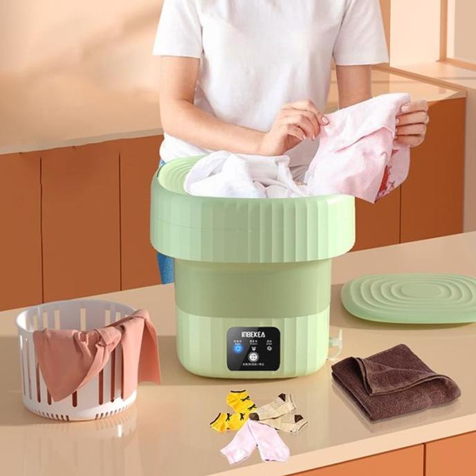 ready.. Mesin Cuci Mini Portable Mesin Cuci Lipat Mini Folding Washing