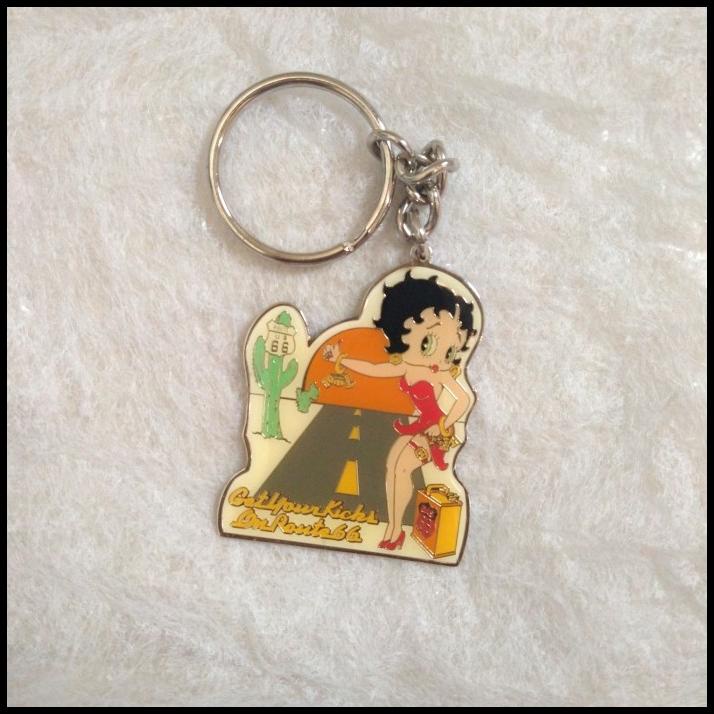 TERBARU BETTY BOOP VINTAGE KEYCHAIN ORIGINAL 