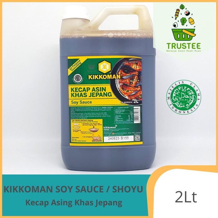 

Kikkoman All Purpose Shoyu / Soy Sauce / Kecap Asin Jepang Halal 2Lt