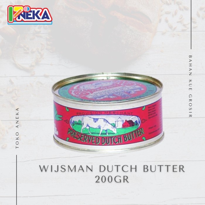 

Wijsman/Wijsman Dutch Butter/Mentega Asin (Salted Butter) 200Gr