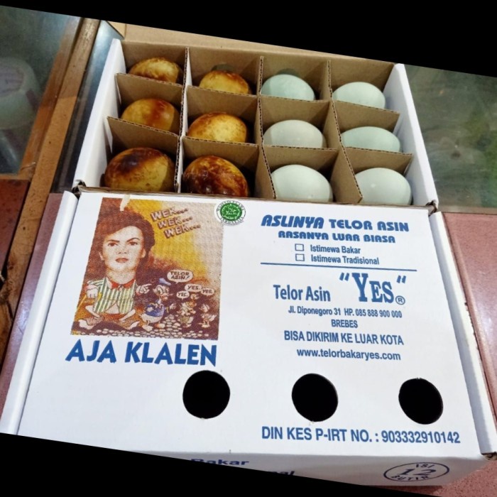 

Telor Asin Yes Isi 12 Mix 6 Rebus 6 Bakar + Bublewrap